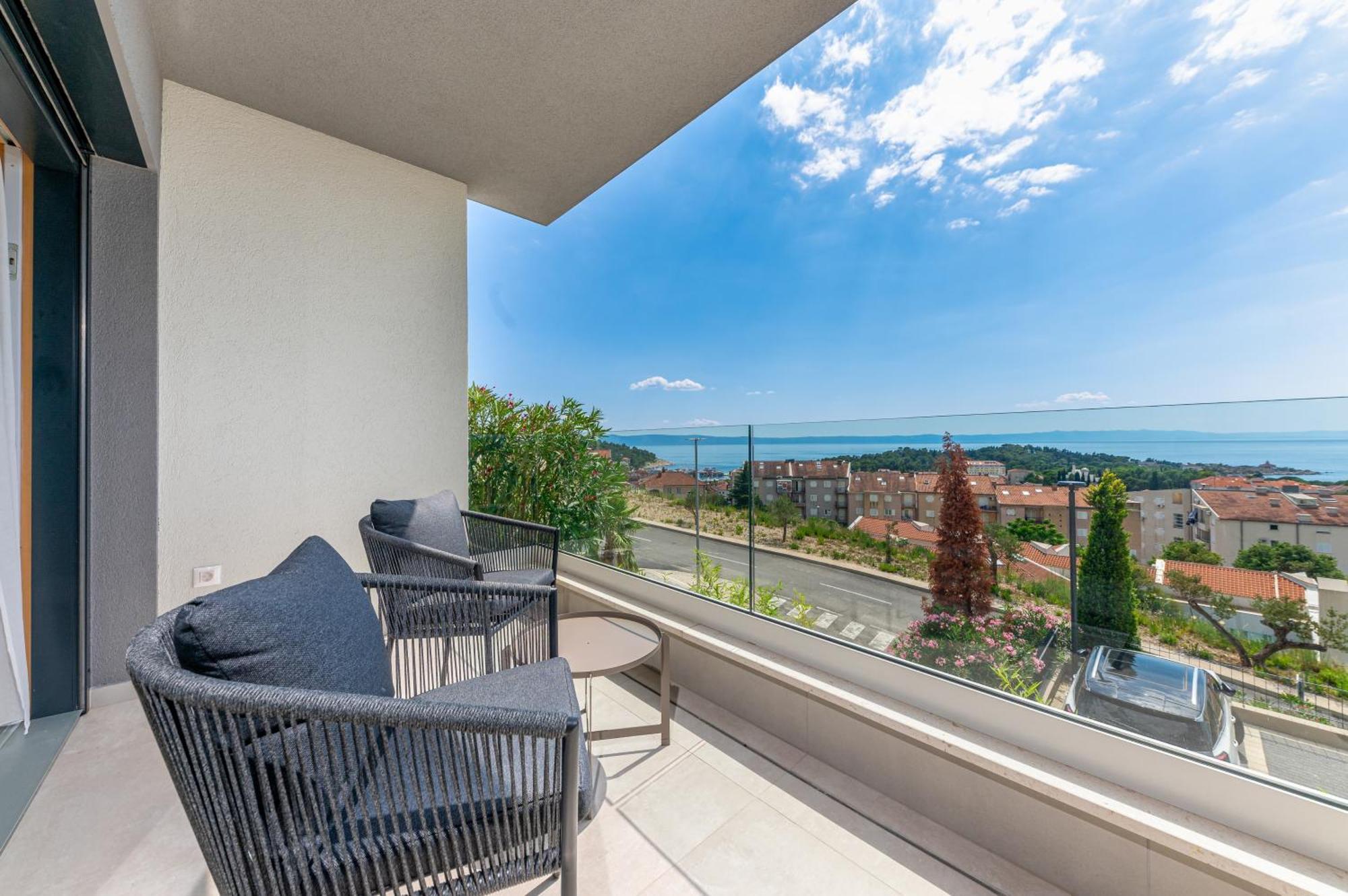 Luxury Adria Sea City & Mountain View Apartment Makarska Luaran gambar
