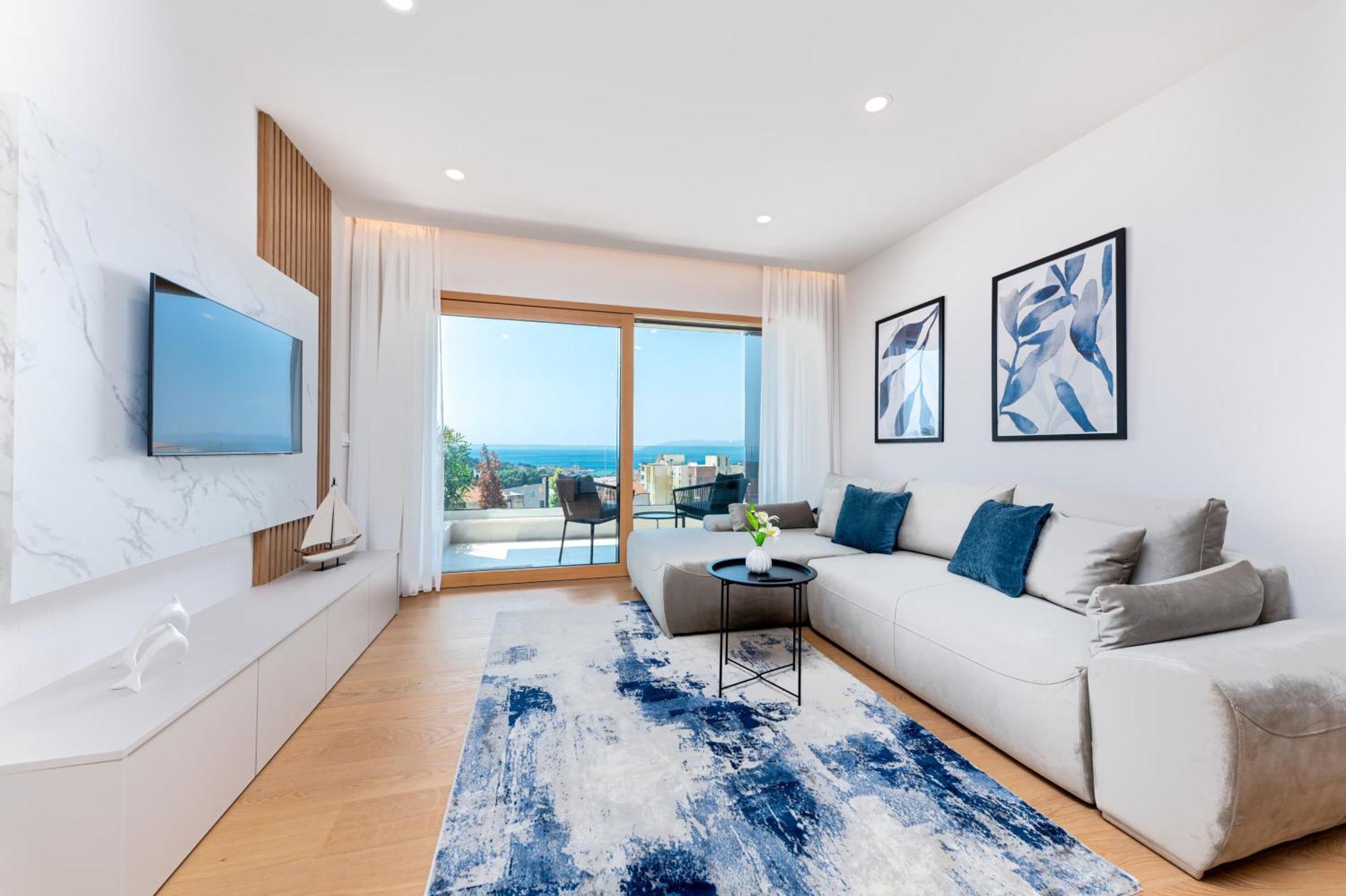 Luxury Adria Sea City & Mountain View Apartment Makarska Luaran gambar